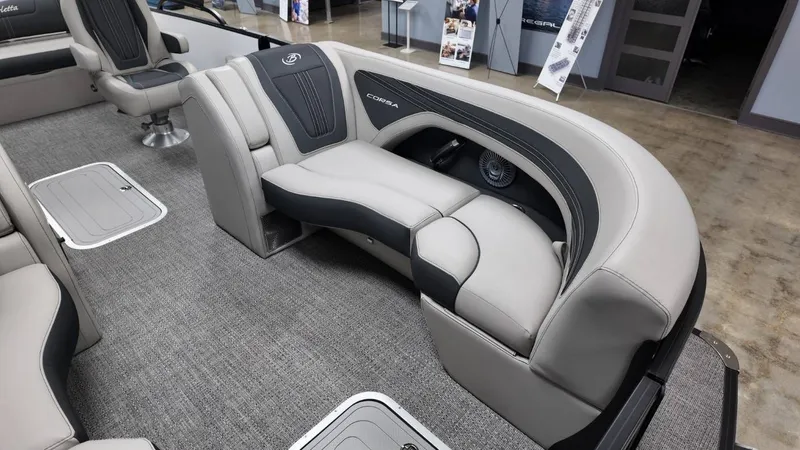 Slide: The Image of 2026 Barletta Corsa 23UC interior with luxurious seating. - 20