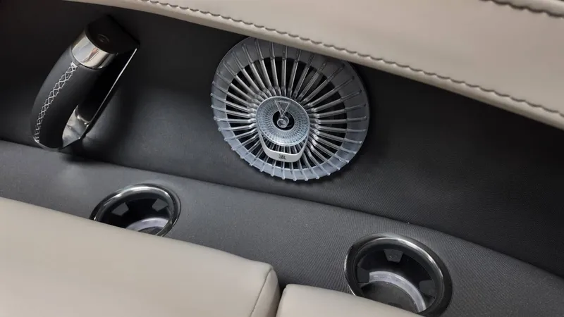 Slide: The Image of Interior details of 2026 Barletta Corsa 23UC with vent and holders. - 22