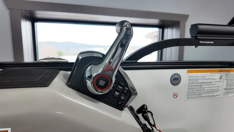 Slide: The Image of Close-up of the 2026 Barletta Corsa 23UC control panel. - 47