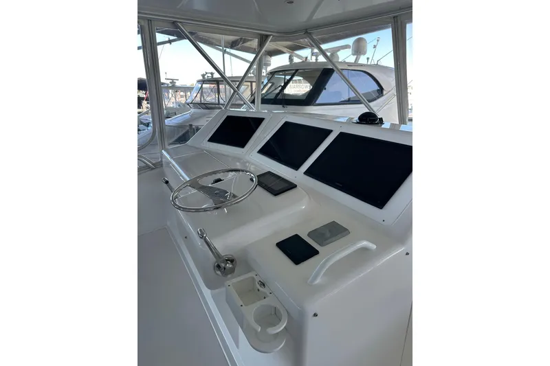 Slide: The Image of Viking 45 CAPT BAB - Flybridge - Helm - 8