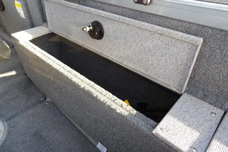 Slide: The Image of 2018 Crestliner 1950 Fish Hawk WT boat interior storage compartment. - 24