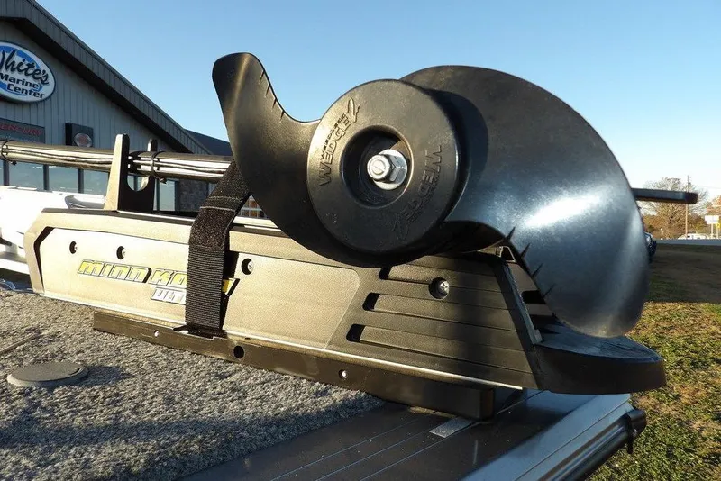 Slide: The Image of 2018 Crestliner 1950 Fish Hawk WT with Minn Kota trolling motor propeller. - 58