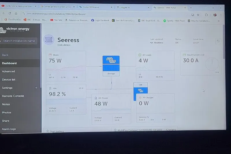 Slide: The Image of 2005 Beneteau Oceanis 393 sailboat deck view at marina. - 5