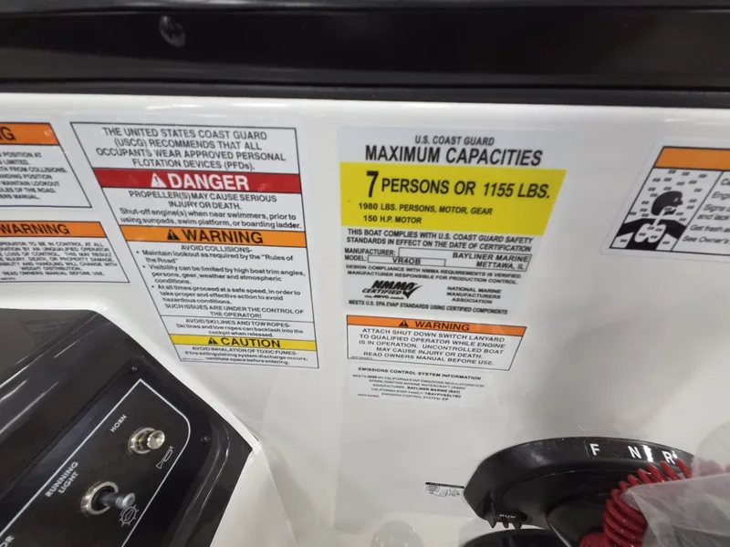 Slide: The Image of Bayliner VR4 Bowrider OB 2026 - 27