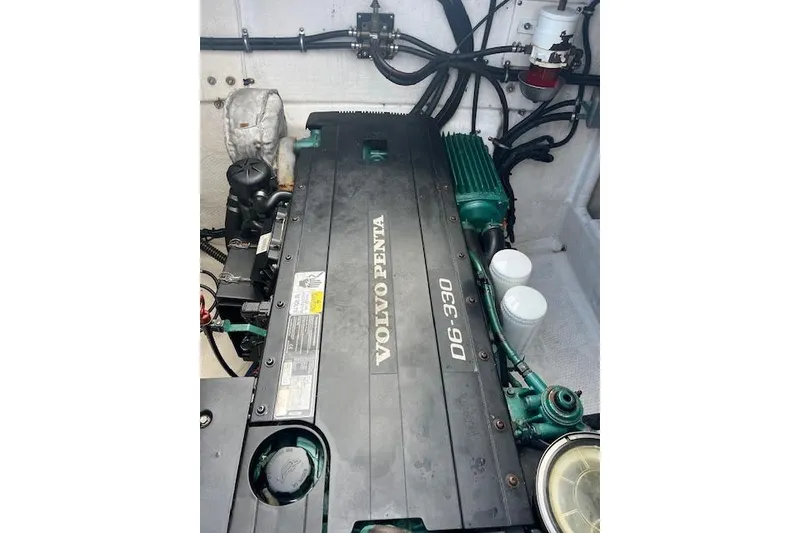 Slide: The Image of Volvo Penta D6-330 engine in 2015 Comercial Water Sports Ocean Pro 31 boat. - 13