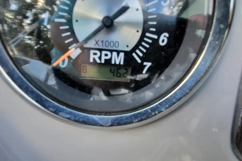 Slide: The Image of Close-up of 2022 Chaparral 23 SSi tachometer showing 4,620 RPM. - 9