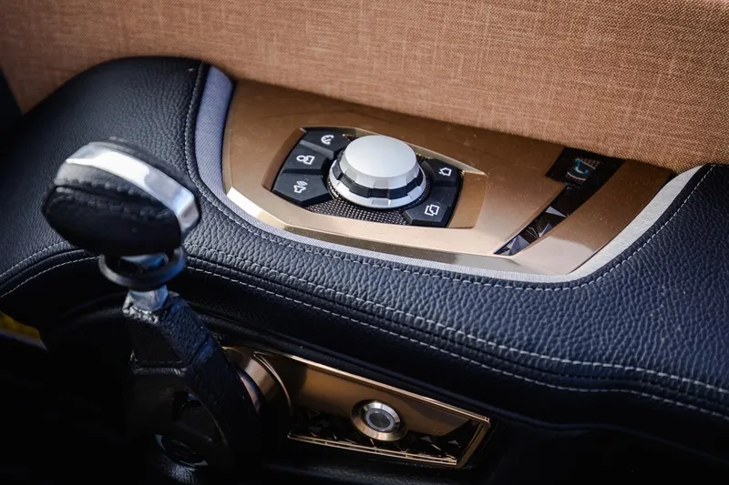 Slide: The Image of 2023 Nautique Super Air Nautique G23 Paragon control panel with sleek design and modern features. - 10