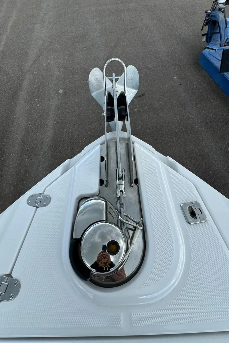 Slide: The Image of 2022 Monterey 258 Super Sport boat bow with anchor system. - 32
