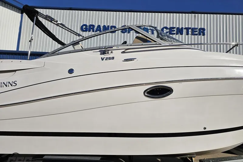 Slide: The Image of 2008 Four Winns V258 boat displayed at Grand Sport Center. - 5