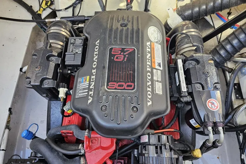 Slide: The Image of Volvo Penta 5.7 Gi engine in 2008 Four Winns V258 boat. - 93