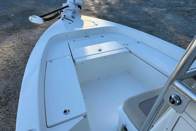 Slide: The Image of 2016 Pathfinder 2200 TRS boat on trailer with Yamaha outboard motor. - 3