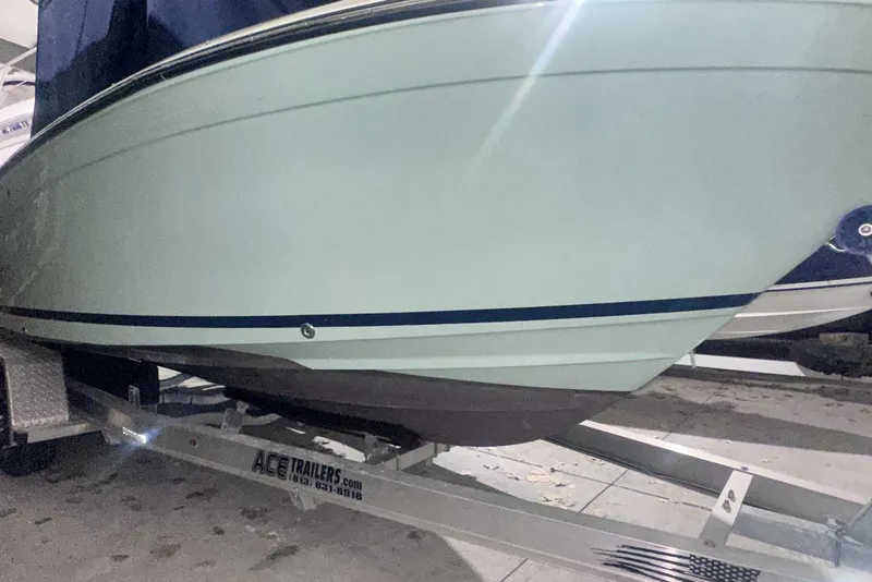 Slide: The Image of 2021 Grady-White Fisherman 216 boat on Ace trailer, side view. - 5