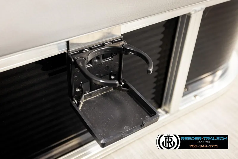 Slide: The Image of 2024 Lowe Ultra 162 Fish & Cruise boat cup holder detail. - 38