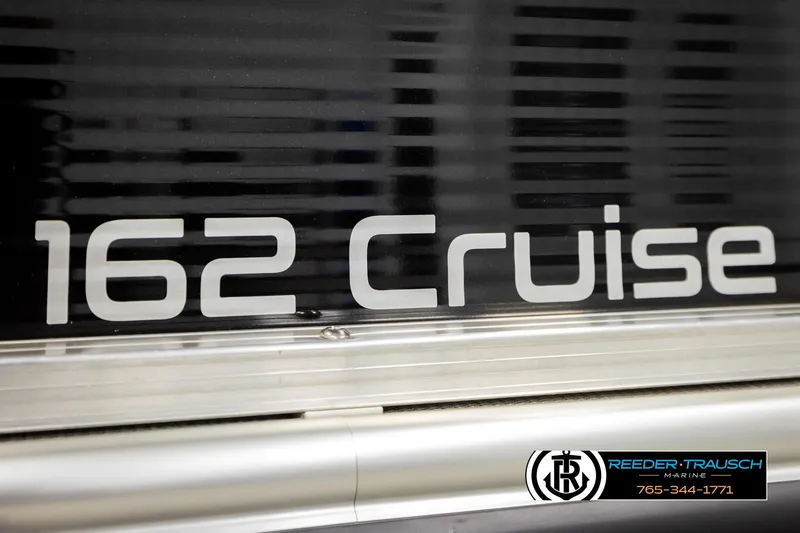Slide: The Image of 2024 Lowe Ultra 162 Fish & Cruise boat branding with Reeder-Trausch Marine logo. - 51