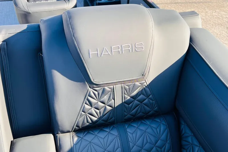 Slide: The Image of Luxurious seating on 2026 Harris Grand Mariner 230 boat with elegant stitching. - 48