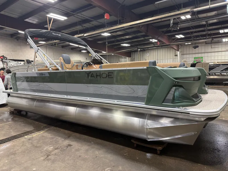 Slide: The Image of Tahoe GEOfish 200HP Rear Fish 2385 Tritoon 2026 - 57