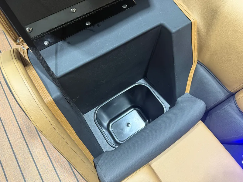 Slide: The Image of Bentley Pontoons Elite 223 Admiral Quad Lounge Tritoon 2026 - 27
