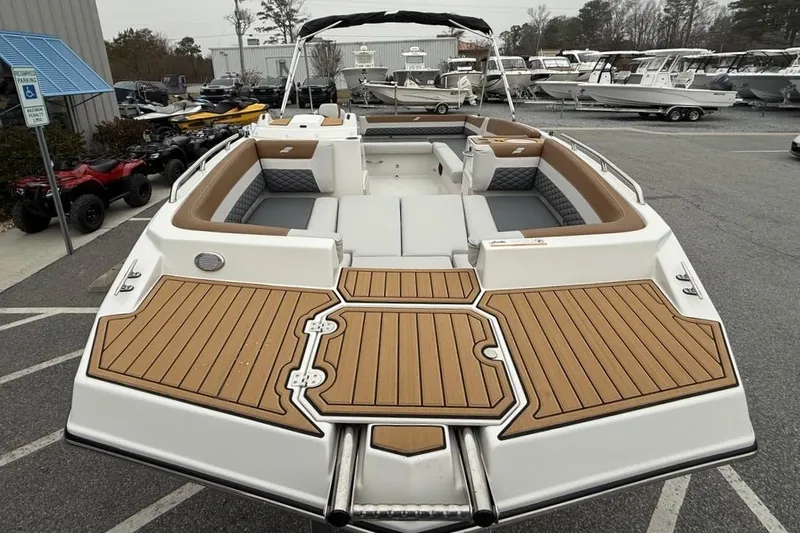 Slide: The Image of 2026 Starcraft SVX 191 OB boat with spacious seating and stylish deck design. - 6