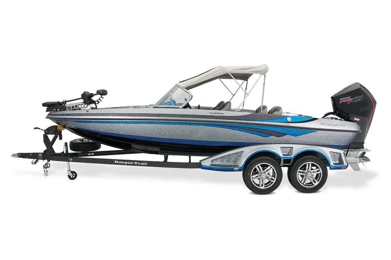 Slide: The Image of Manufacturer Provided Image: 2026 Ranger 212LS boat with trailer, featuring sleek design and modern features. - 11
