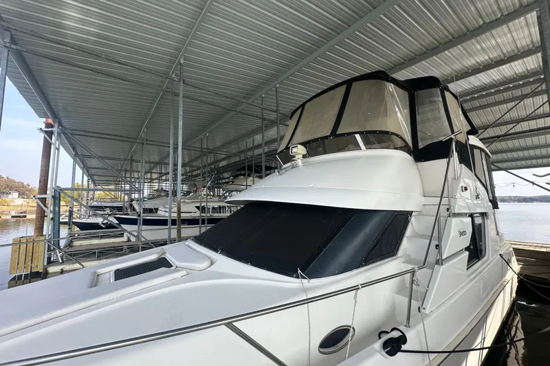 Slide: The Image of 1998 Silverton 372 Motor Yacht named "The Good Life" docked in Henrietta, TX. - 7