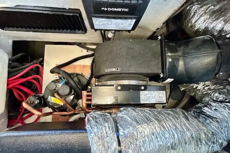 Slide: The Image of Engine compartment of 2024 Beneteau Antares 9 with Dometic equipment. - 22