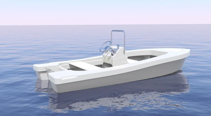 Slide: The Image of 2024 Ultra Lite Tenders ULT 380 boat on calm water. - 8