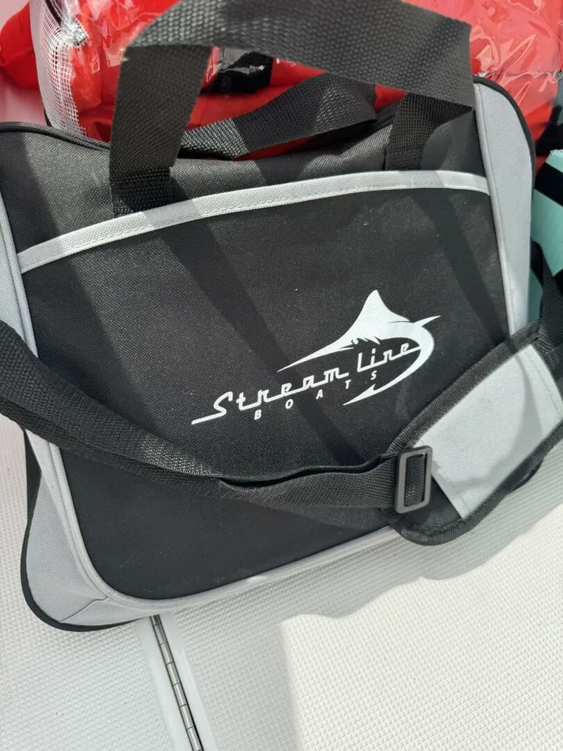 Slide: The Image of Black Streamline Boats bag on a 2022 Center Console boat. - 3