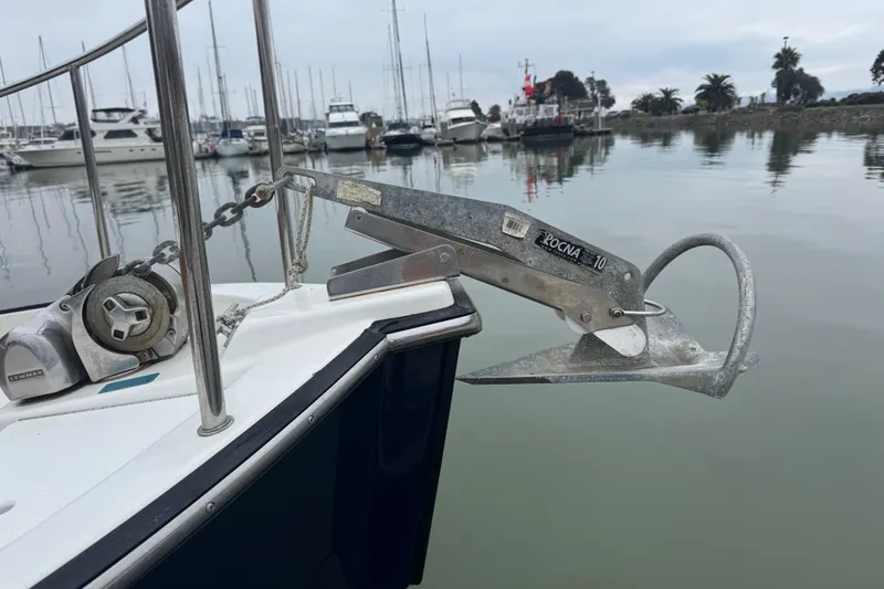 Slide: The Image of 2016 Ranger Tugs R-27 boat with Rocna anchor at marina. - 43