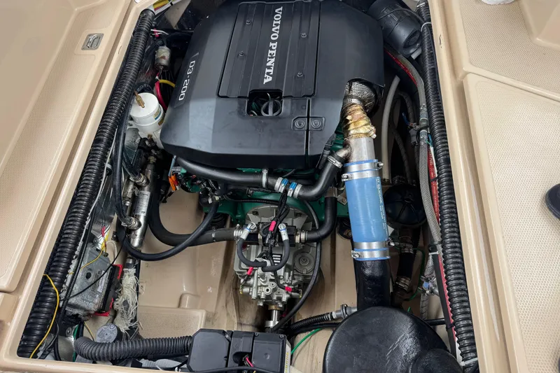 Slide: The Image of Engine compartment of a 2016 Ranger Tugs R-27 with Volvo Penta D3-200 engine. - 60