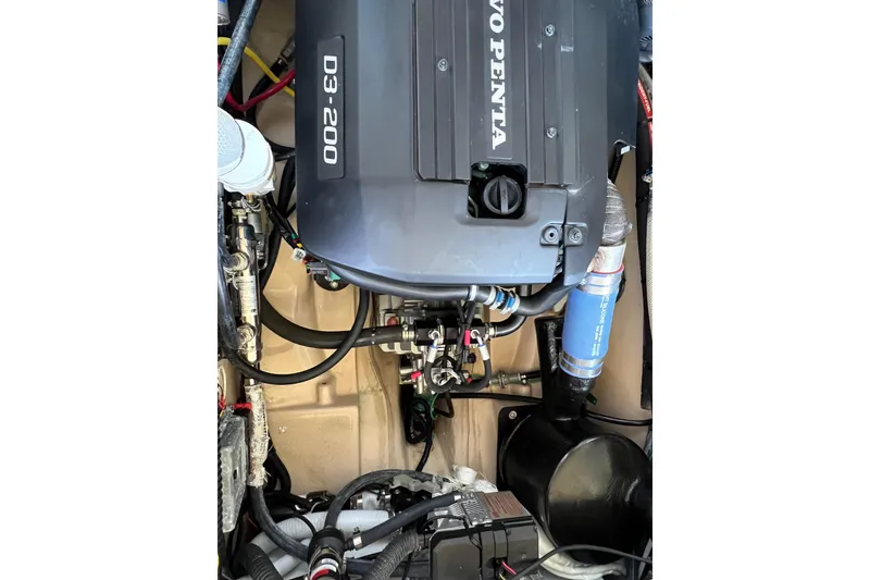 Slide: The Image of Engine compartment of 2016 Ranger Tugs R-27 with Volvo Penta D3-200 engine. - 7