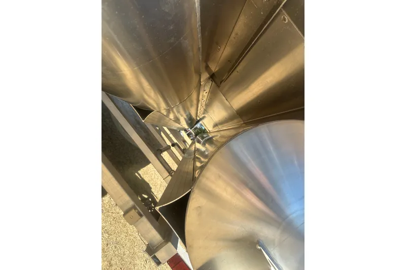 Slide: The Image of Close-up of 2026 Godfrey Sweetwater 2286 Cruise Special Edition pontoon structure. - 37