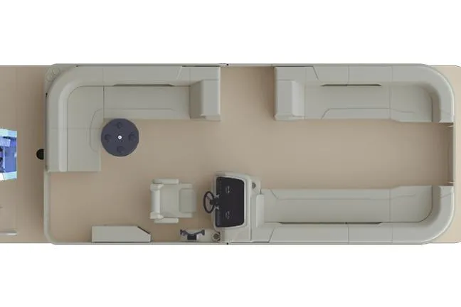 Slide: The Image of Top view of 2026 Godfrey Sweetwater 2286 Cruise Special Edition boat interior layout. - 39