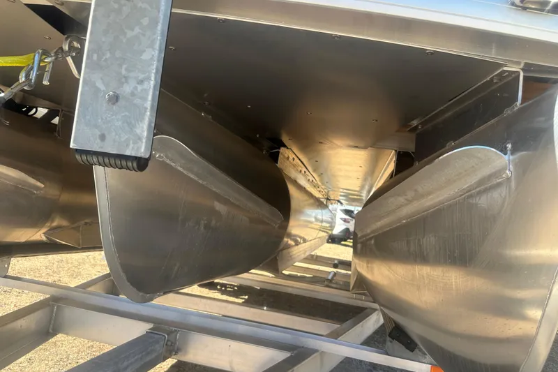 Slide: The Image of Underneath view of 2026 Godfrey Sweetwater 2286 Cruise Special Edition pontoon boat. - 7