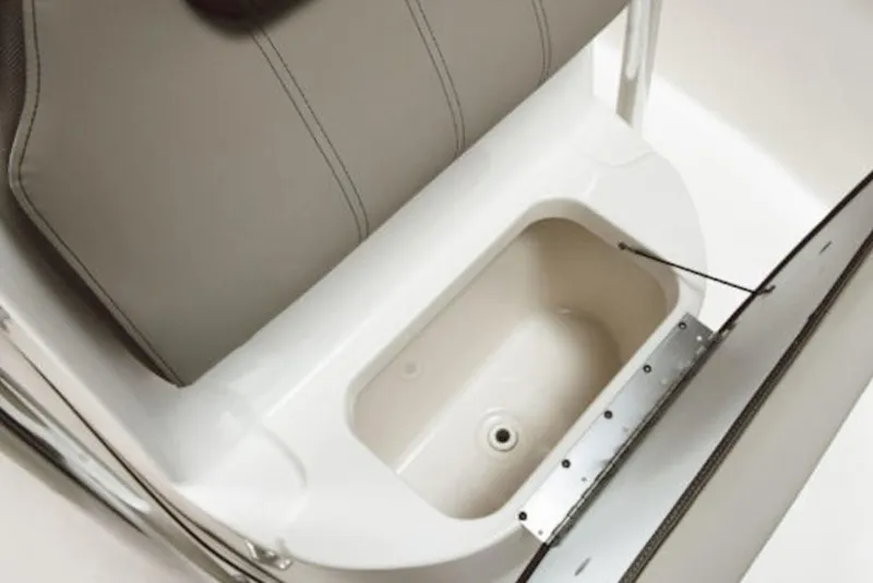 Slide: The Image of 2026 Key West 203 FS boat seat with built-in storage compartment. - 29