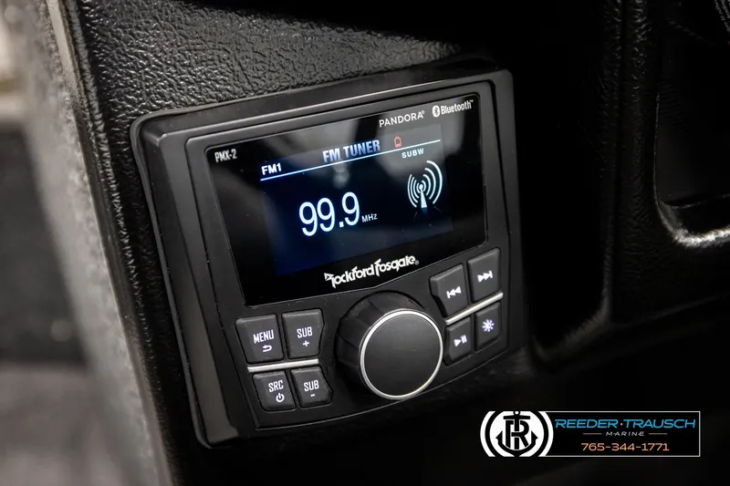 Slide: The Image of Rockford Fosgate PMX-2 stereo in 2026 Lund 1975 Tyee boat dashboard. - 38