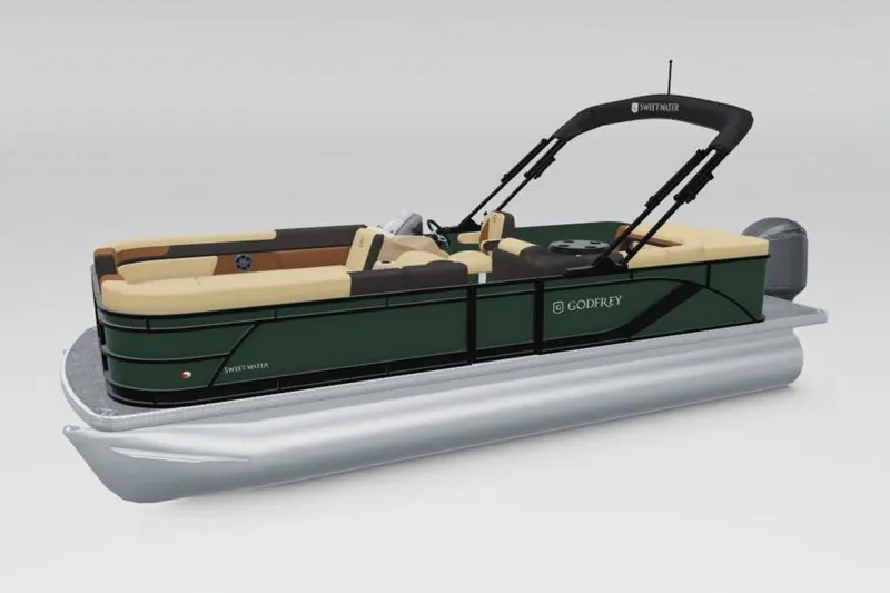 The Image of 2026 Godfrey Sweetwater 2286 QS pontoon boat with iMPACT Center Tube Package. - 1