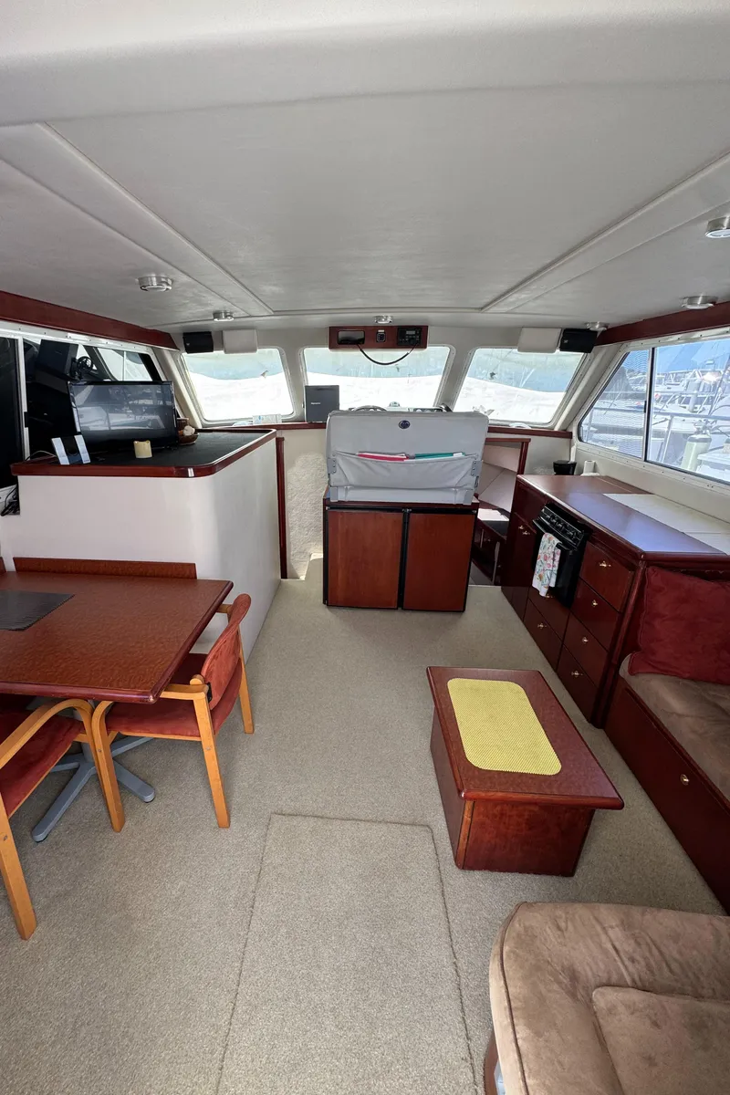Slide: The Image of Zeta Flybridge Power Catamaran 2001 - 76