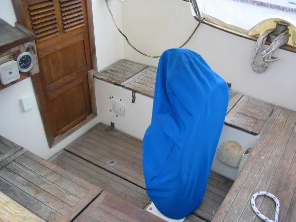 Slide: The Image of Interior of a 1974 Hallberg-Rassy Rasmus 35 yacht. - 40