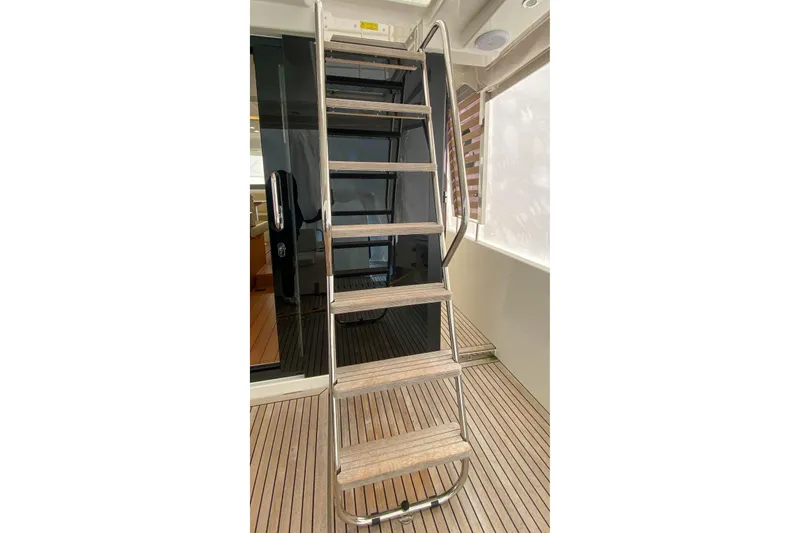 Slide: The Image of Ladder to Flybridge - 26