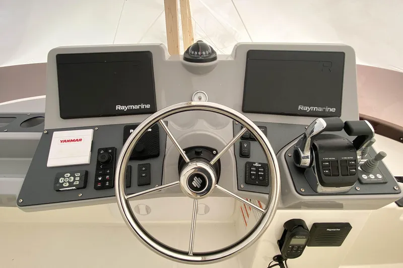 Slide: The Image of Flybridge Helm Station - 32