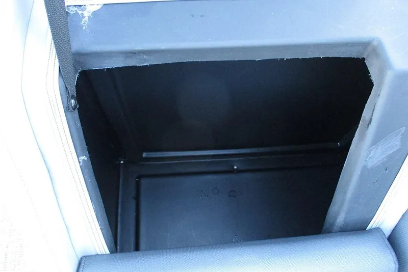 Slide: The Image of Storage compartment in 2026 Bentley Pontoons Legacy 243 Navigator boat. - 23