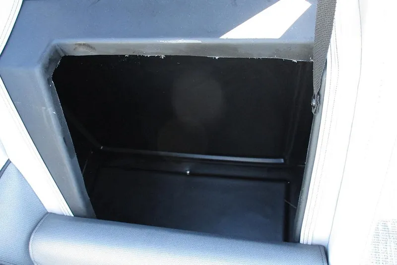 Slide: The Image of Storage compartment in 2026 Bentley Pontoons Legacy 243 Navigator boat. - 28
