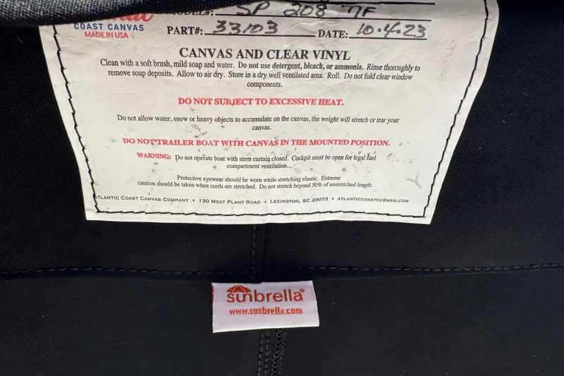 Slide: The Image of 2024 Sea Pro 202 Center Console boat interior with brown diamond-patterned flooring. - 63