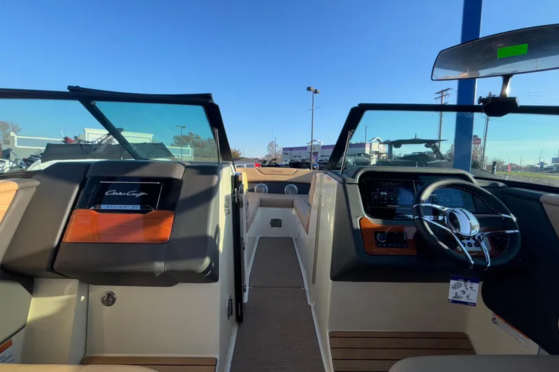 Slide: The Image of 2026 Chris-Craft Sportster 28 interior with sleek seating and modern design. - 45