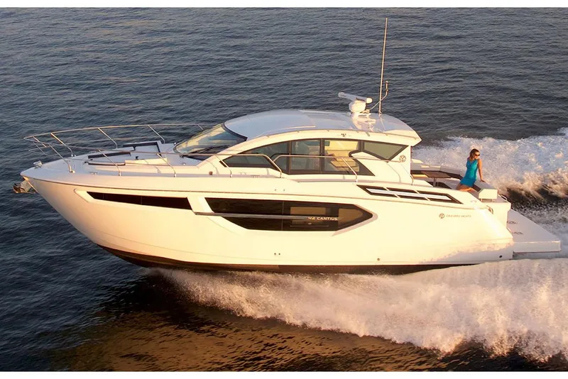 Slide: The Image of Manufacturer Provided Image: 2019 Cruisers Yachts 42 Cantius cruising on open water. - 110
