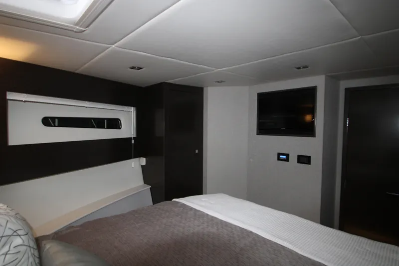 Slide: The Image of Luxurious interior of 2019 Cruisers Yachts 42 Cantius with modern design and amenities. - 18