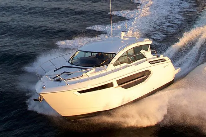 The Image of Manufacturer Provided Image: 2019 Cruisers Yachts 42 Cantius speeding on open water. - 0