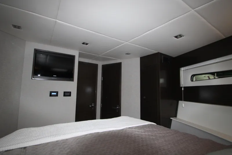 Slide: The Image of Luxurious interior of 2019 Cruisers Yachts 42 Cantius with modern amenities and sleek design. - 23