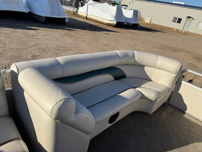 Slide: The Image of Premier 230 Grand Majestic Tri-toon Pontoon & 200HP Honda 4-Stroke EFI 2003 - 10