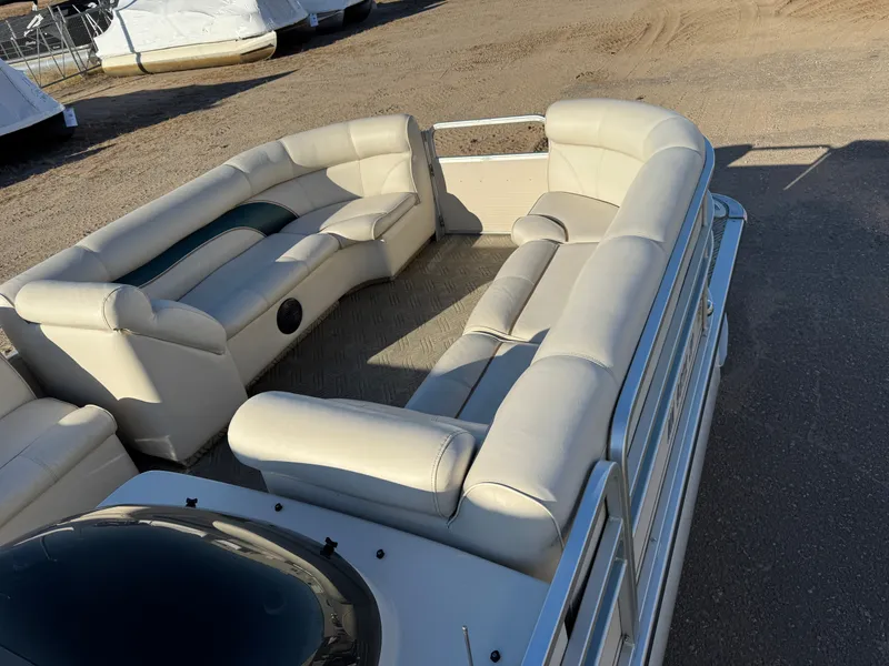 Slide: The Image of Premier 230 Grand Majestic Tri-toon Pontoon & 200HP Honda 4-Stroke EFI 2003 - 21